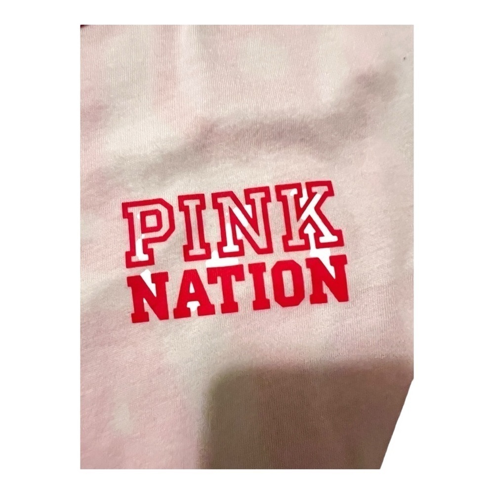Victoria's Secret PINK long sleeve top with red accents - super cute! - Picture 4 of 4